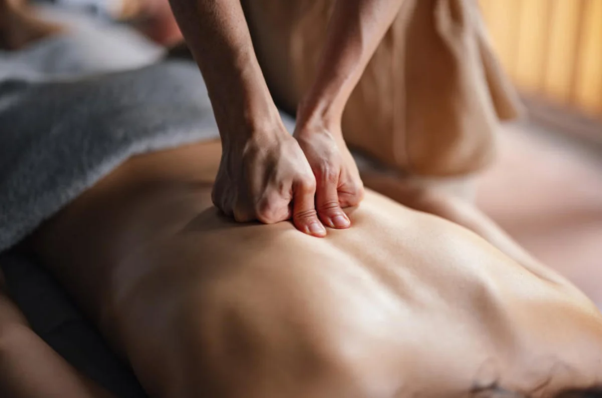 Inside Blue Sky Massage - private massage room