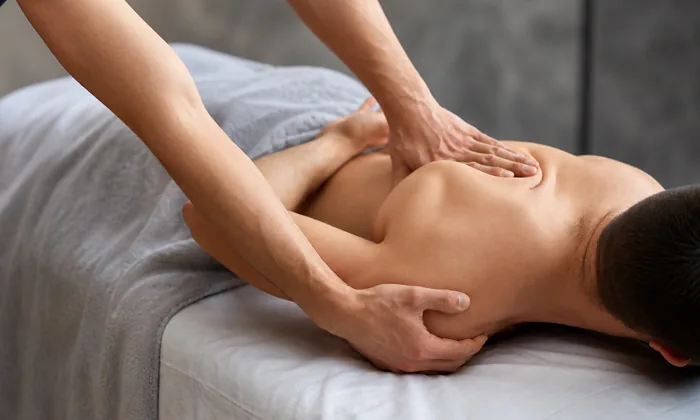 Swedish Massage session at Blue Sky Massage in Upland, CA